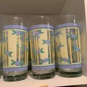 4 new Pfaltzgraff Summer Breeze glasses